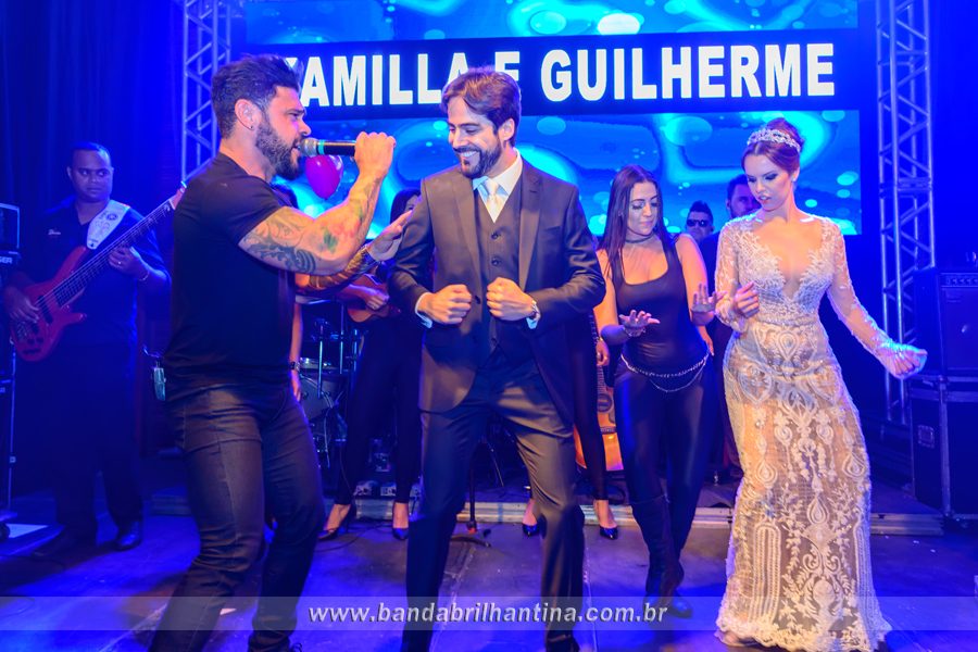 Camilla & Guilherme no palco